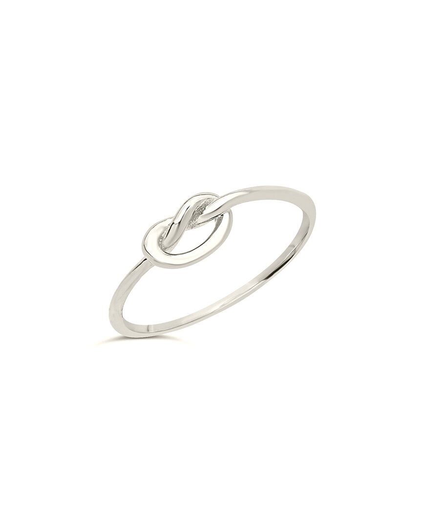 Sterling Forever Silver Love Knot Ring