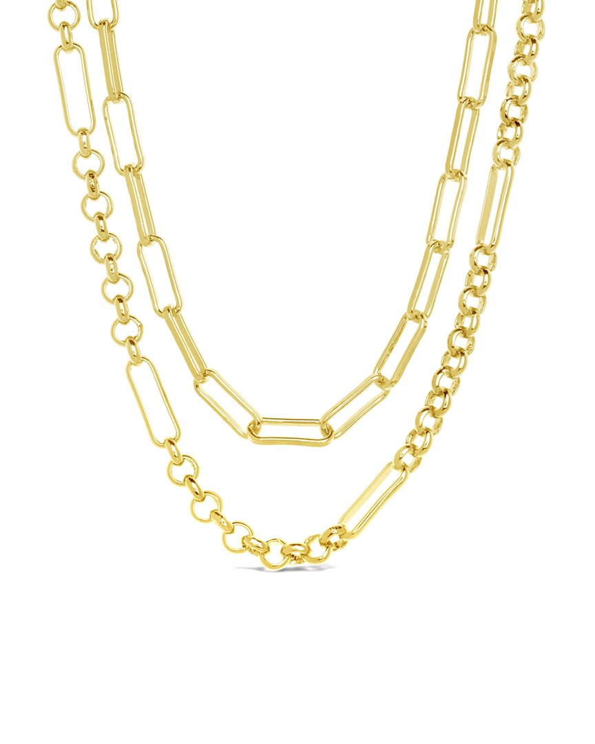 Sterling Forever Shirin Layered Chain Necklace