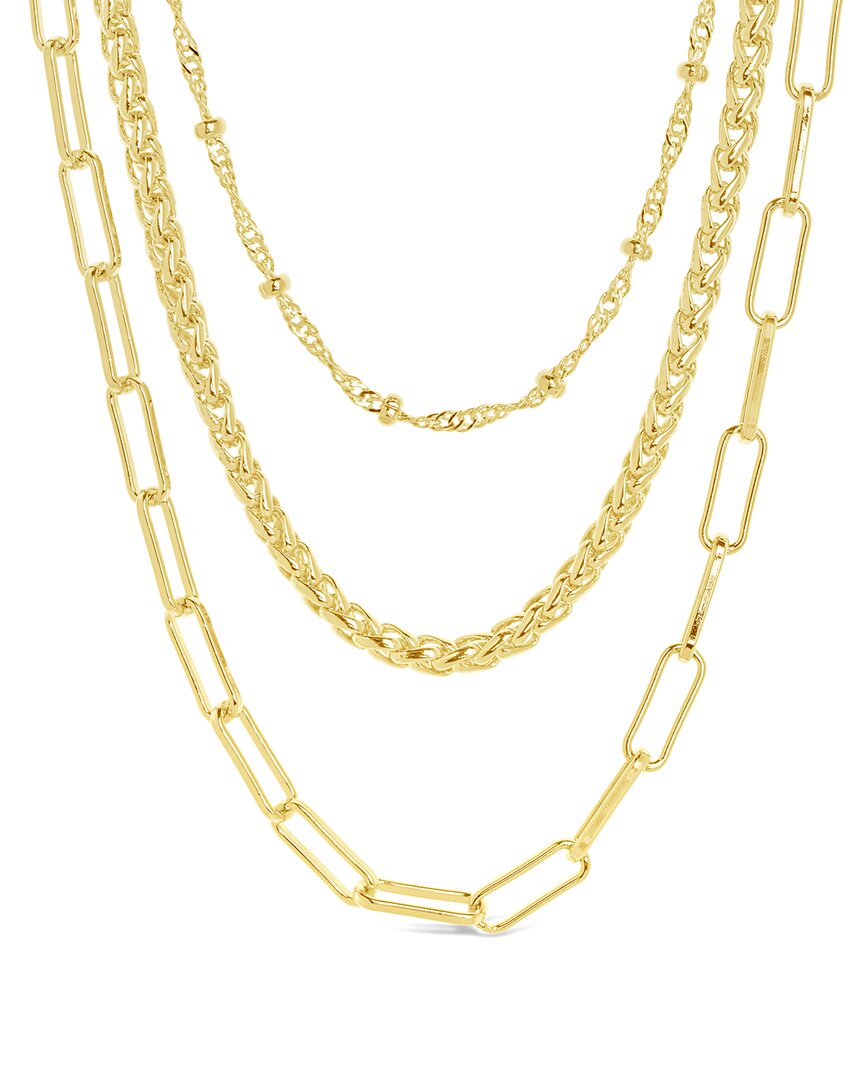 Sterling Forever Parisa Layered Chain Necklace