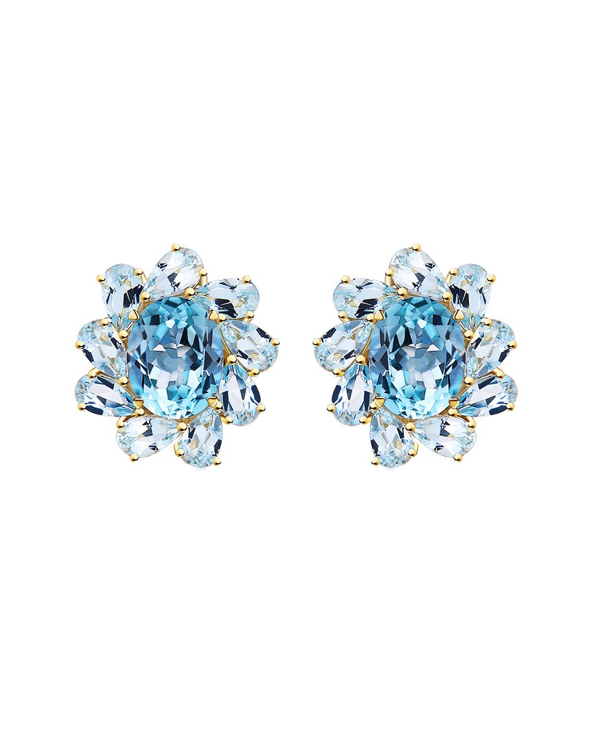 Kai Fine Jewelry 14k 8.60 Ct. Tw. Gemstone Stud Earrings