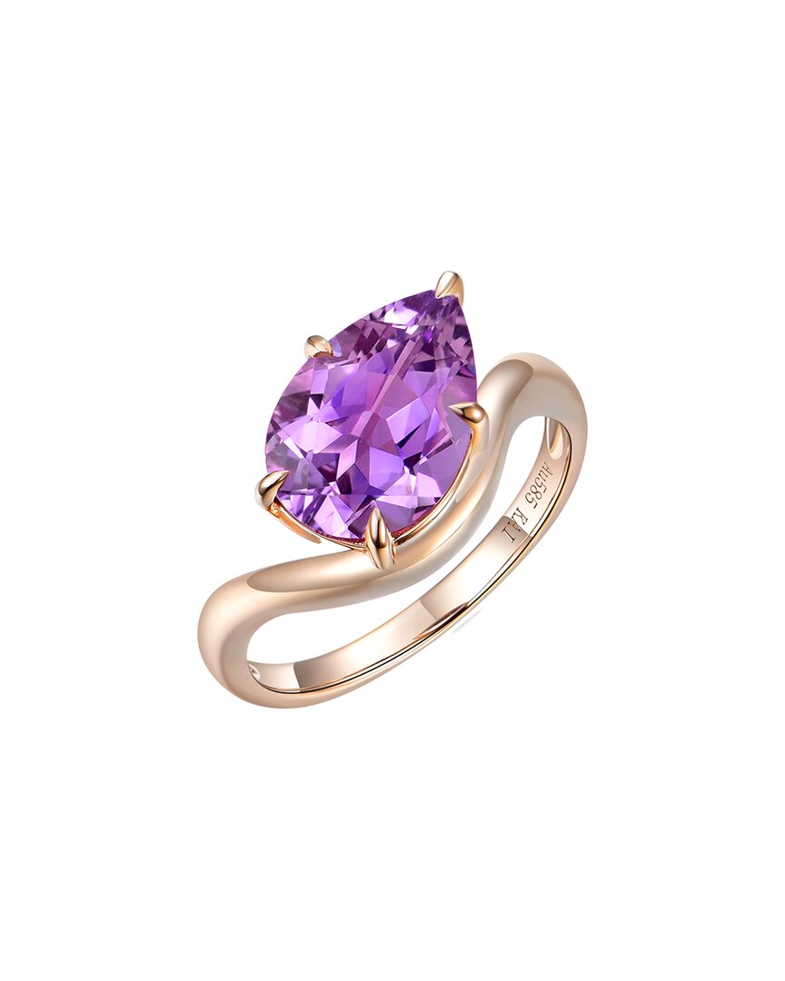 Kai Fine Jewelry 14k Rose Gold 2.70 Ct. Tw. Amethyst Cocktail Ring In Gold