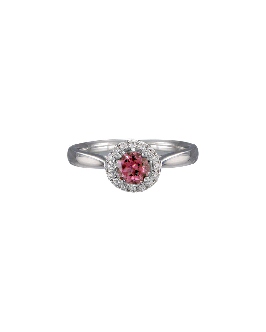 Gemstones 14k 0.57 Ct. Tw. Diamond & Tourmaline Ring In Multicolor