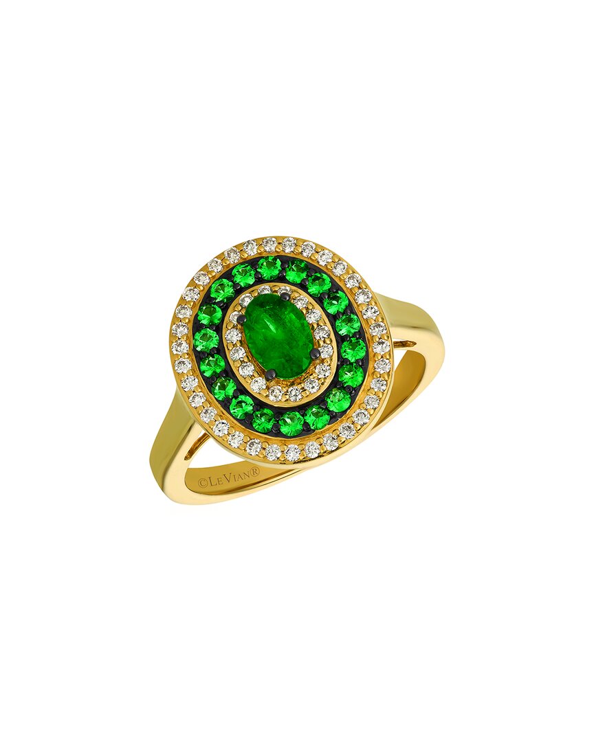 Le Vian 14k 0.78 Ct. Tw. Diamond & Emerald Ring