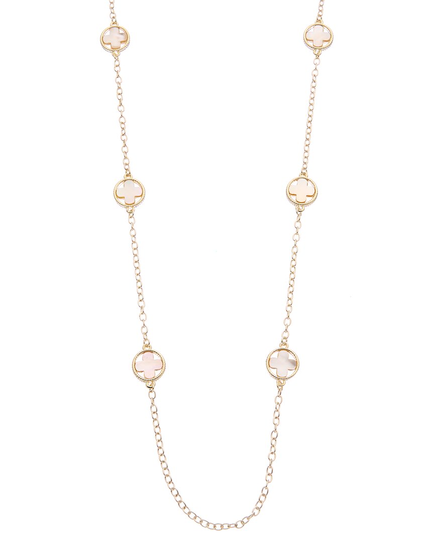 Shop Juvell 18k Plated Pearl Link Necklace