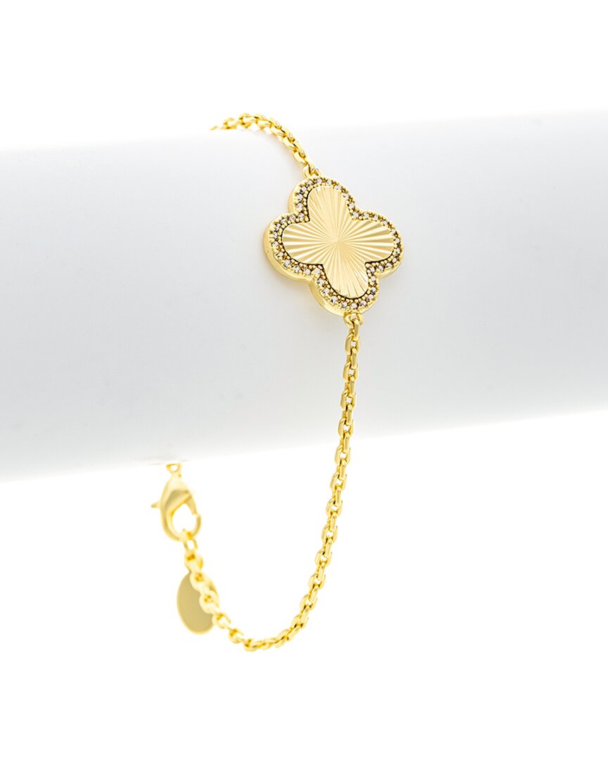 Rivka Friedman 18k Plated Cz Bracelet
