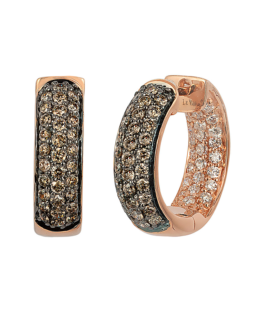 Le Vian 14k Rose Gold 0.95 Ct. Tw. Diamond Earrings