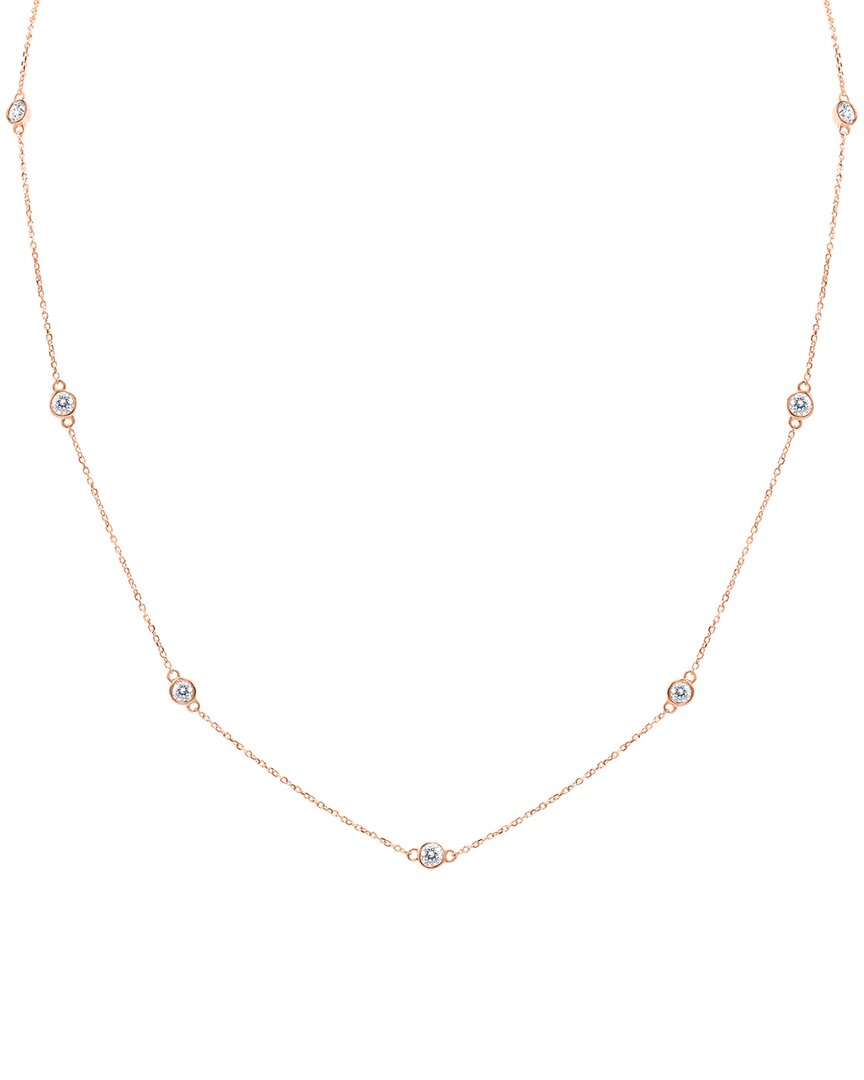 Monary 14k Rose Gold 0.99 Ct. Tw. Diamond Necklace