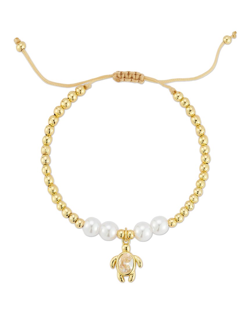 Sphera Milano Plated Cz Bracelet In Gold