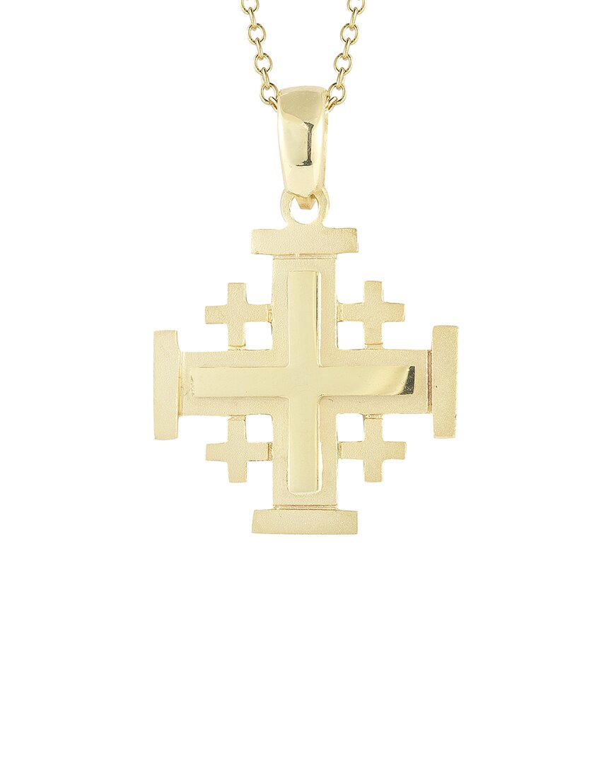 I. Reiss 14k Cross Necklace In Gold