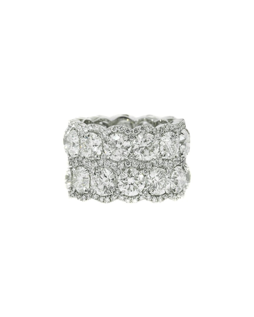 Diana M. Fine Jewelry White Gold 14.45 Ct. Tw. Diamond Eternity Ring
