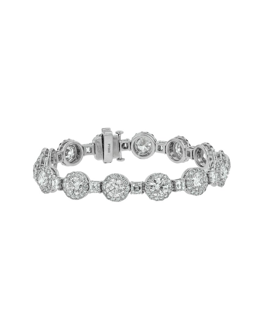 Diana M. Fine Jewelry White Gold 17.40 ct. tw. Diamond Bracelet
