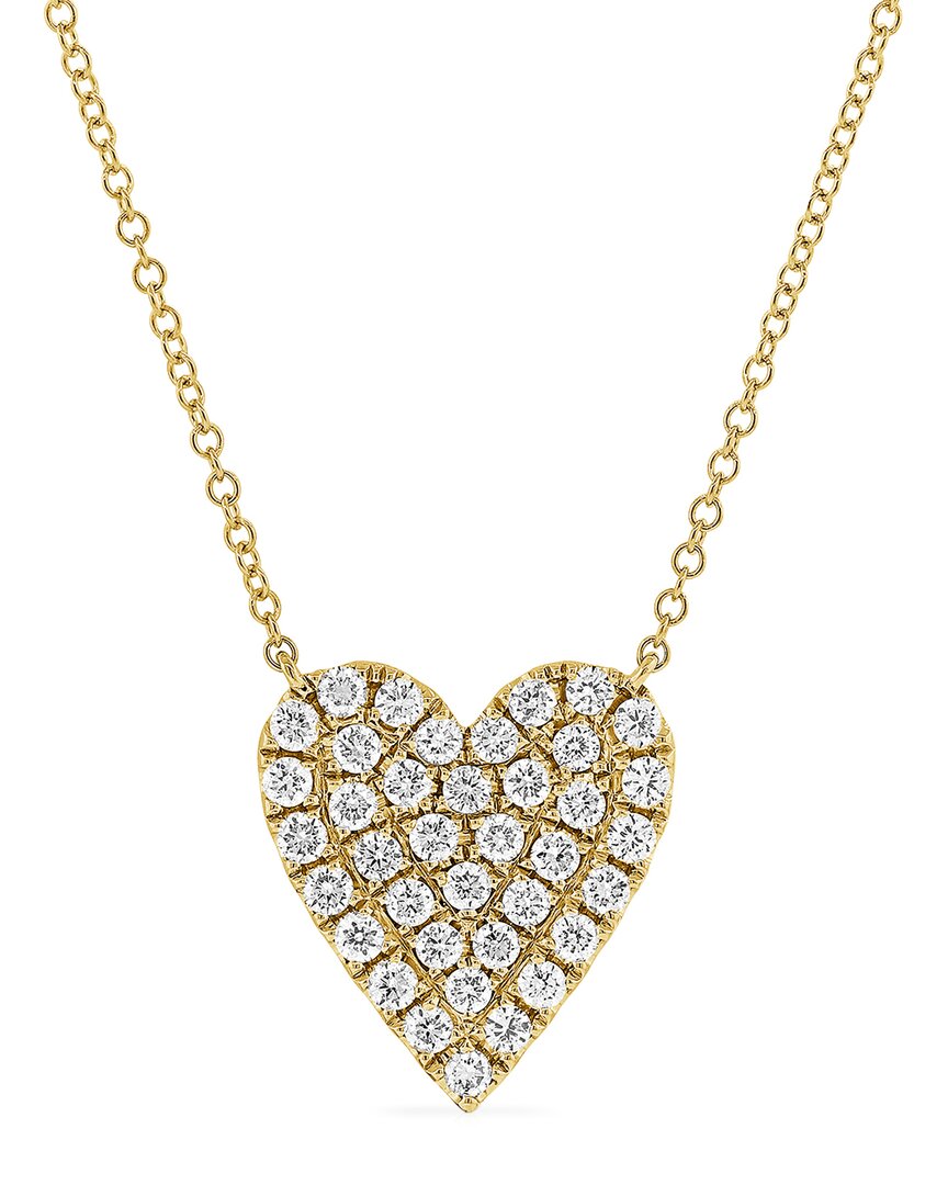 Sabrina Designs 14k 0.70 Ct. Tw. Diamond Heart Pendant
