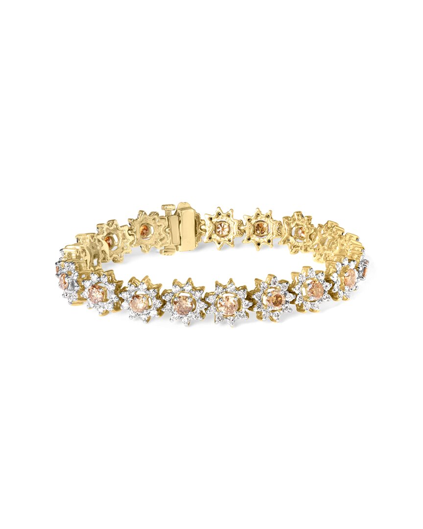 Haus Of Brilliance 14k 8.00 Ct. Tw. Diamond Link Bracelet