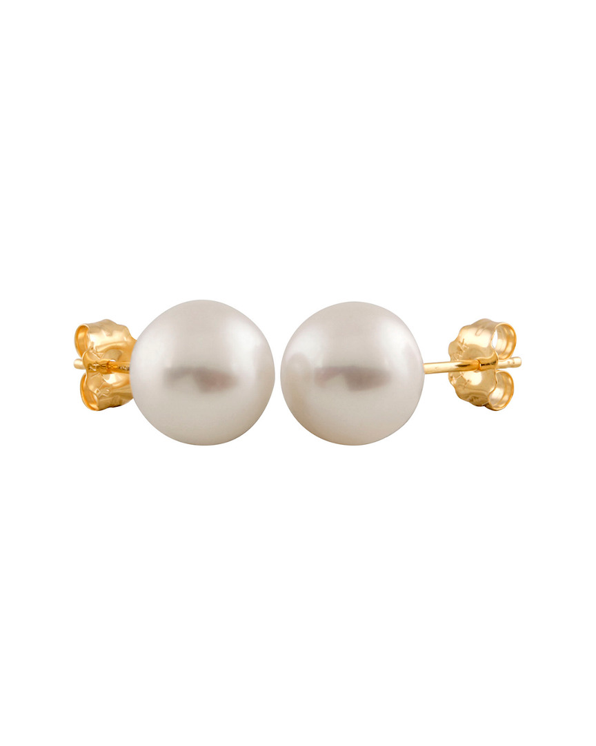 Splendid Pearls 14k 8-8.5mm Freshwater Pearl Studs