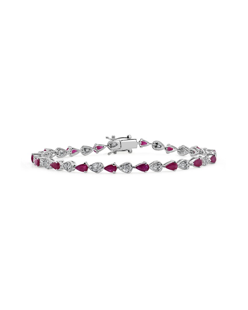 Sabrina Designs 14k 5.03 Ct. Tw. Diamond & Ruby Bracelet
