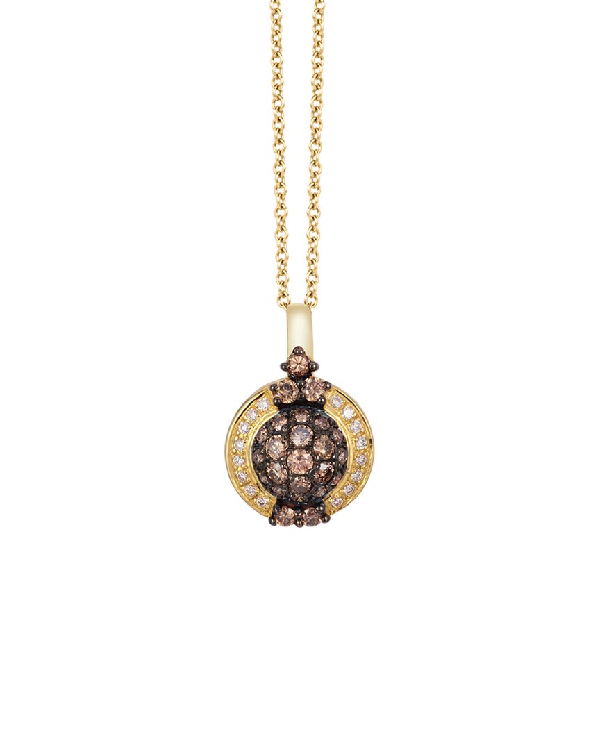 Le Vian ® Chocolate Pave 14k 0.63 Ct. Tw. Diamond Pendant In Gold
