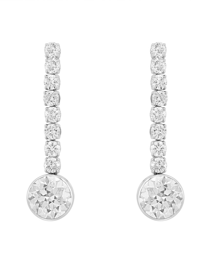 Effy Fine Jewelry 14k 2.68 Ct. Tw. Lab-grown Diamond Earrings In Metallic