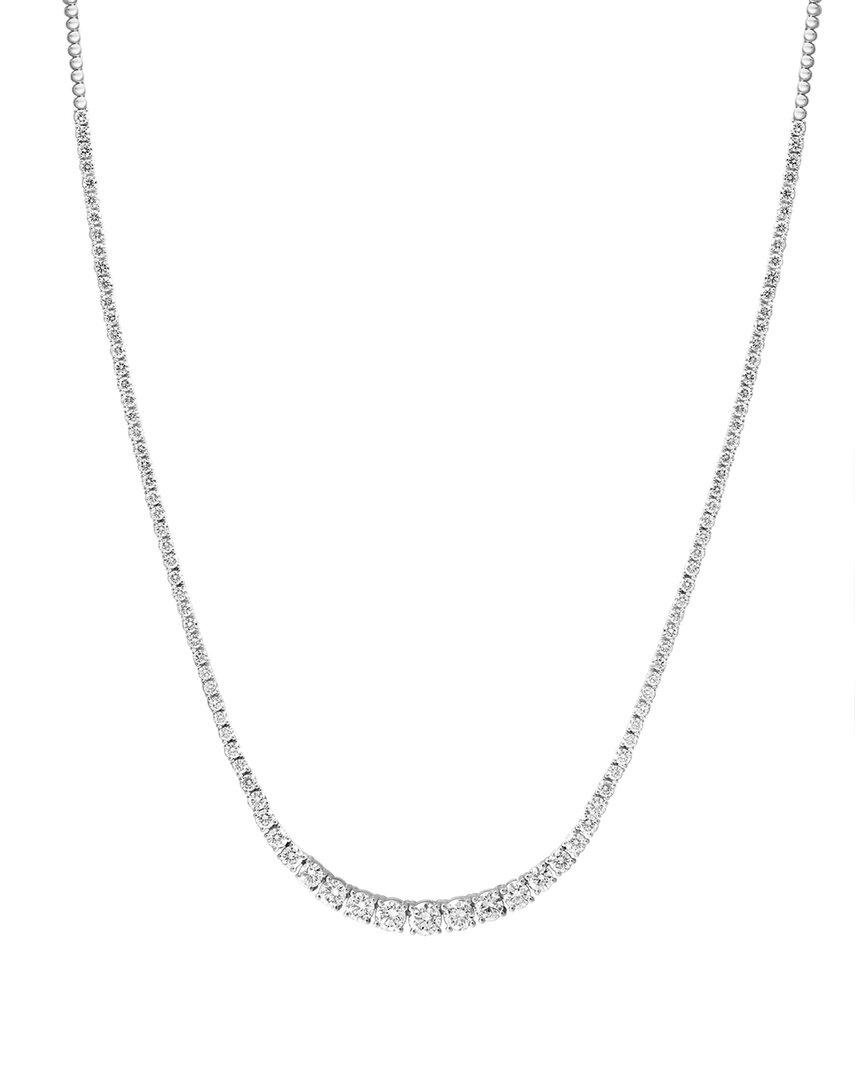 Effy Fine Jewelry 14k 5.55 Ct. Tw. Lab-grown Diamond Necklace In Metallic