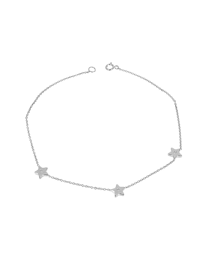 Ariana Rabbani 14k Diamond Three Star Bracelet