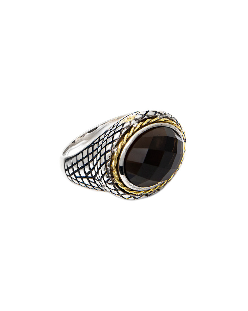 Andrea Candela Ibiza 18k & Silver 5.68 Ct. Tw. Smokey Quartz Ring