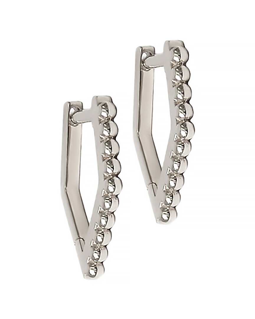 ANZIE CLEO SILVER HOOPS
