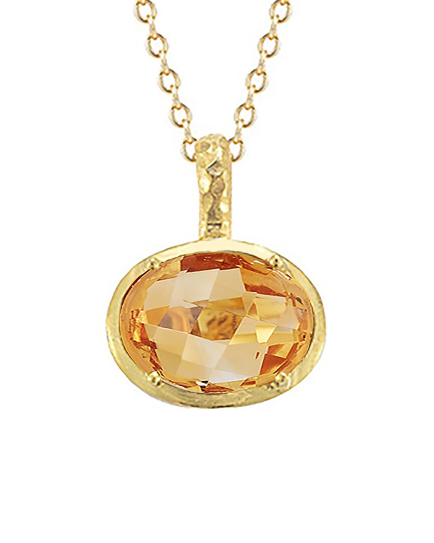 Shop I. Reiss 14k 6.50 Ct. Tw. Citrine Necklace