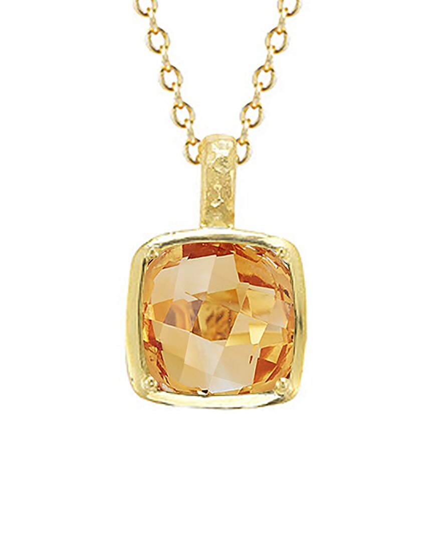 Shop I. Reiss 14k 6.00 Ct. Tw. Citrine Necklace