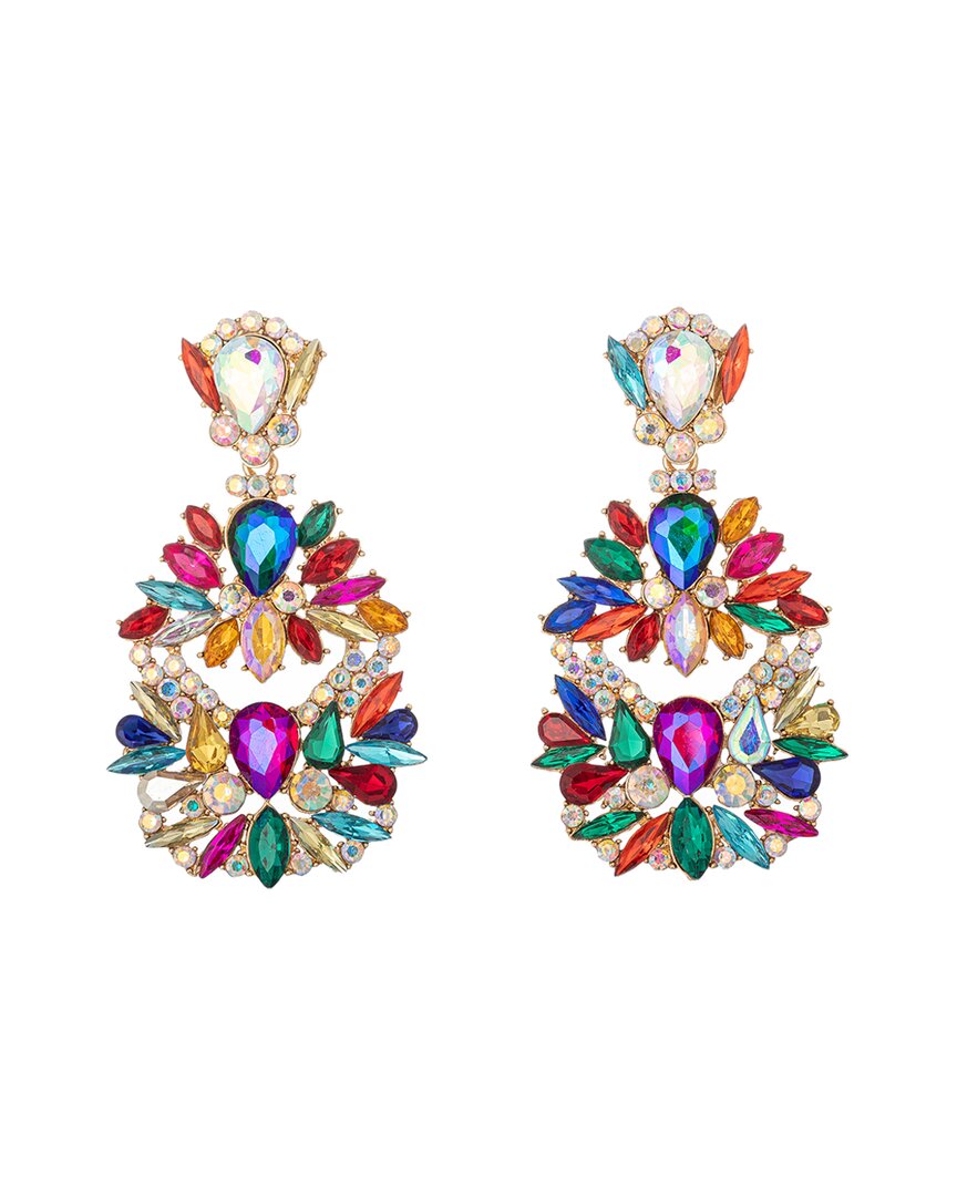 Eye Candy La Cz Bold Statement Earrings