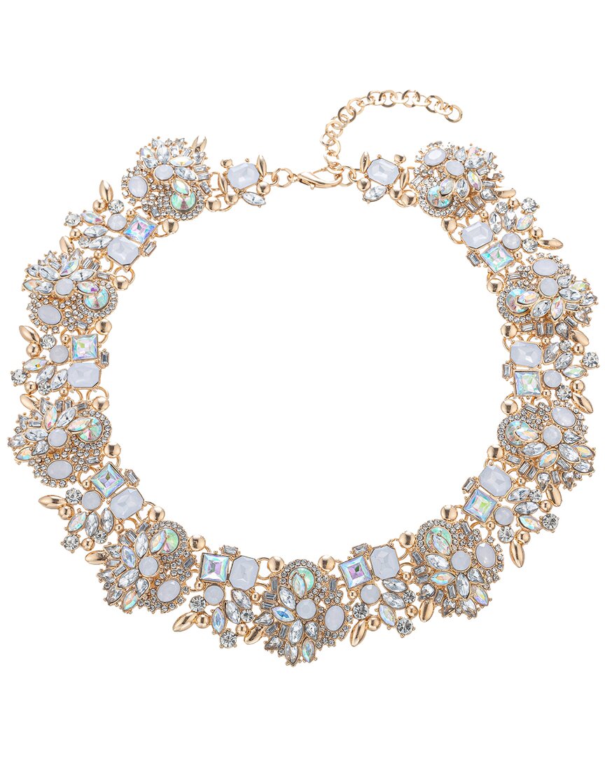 Eye Candy La Glass Crystal Ivy Golden Hour Collar Necklace