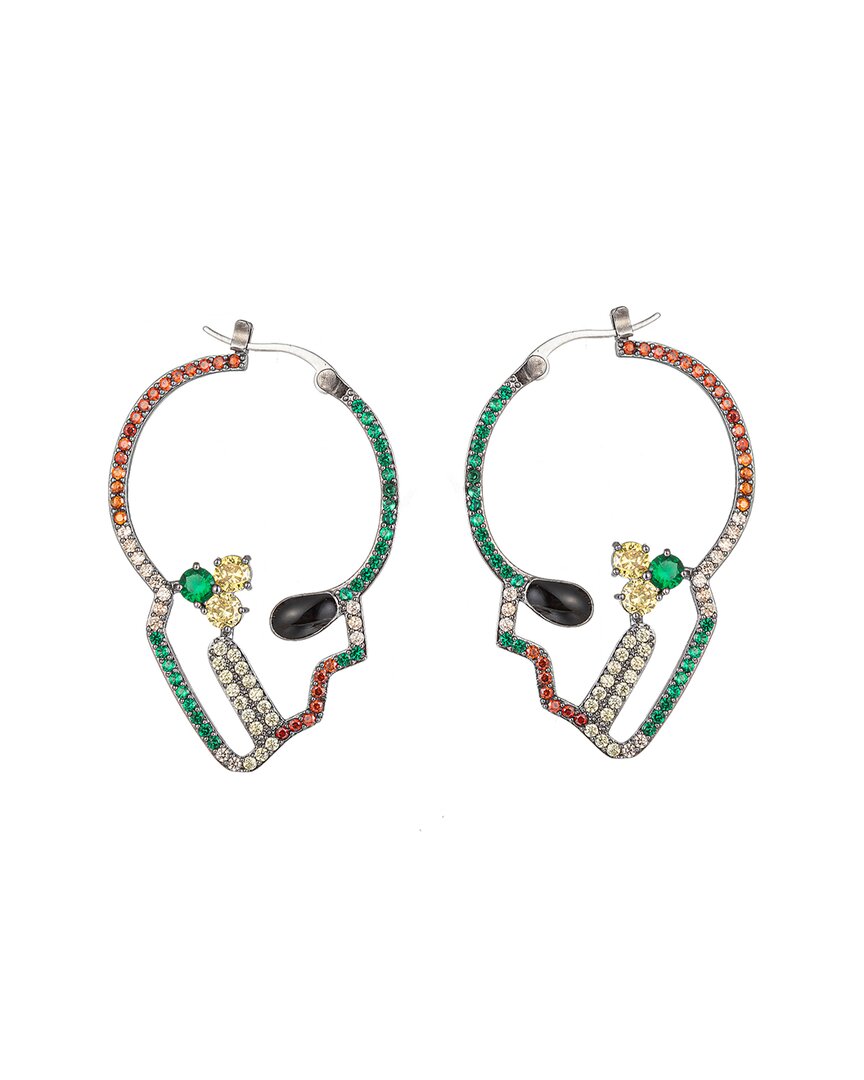 Shop Eye Candy La Luxe Collection Cz Skull Earrings