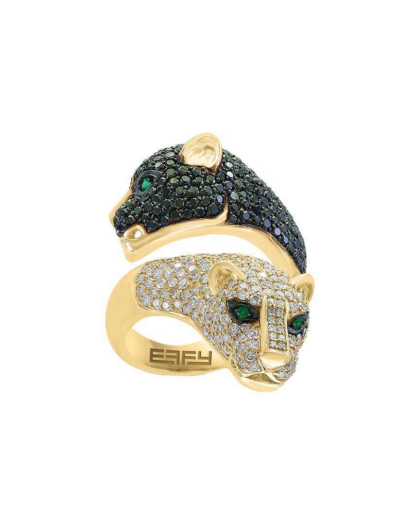 Effy Fine Jewelry 14K 3.00 ct. tw. Diamond & Emerald Ring