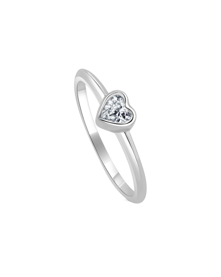 Sabrina Designs 14k 0.30 Ct. Tw. Diamond Heart Solitaire Ring