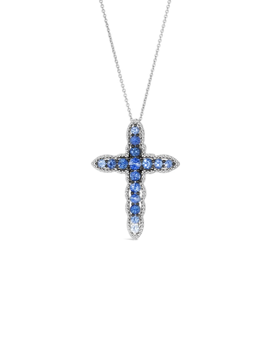 Le Vian ® Denim Ombré® 14k 1.16 Ct. Tw. Sapphire Ombre Pendant In Blue