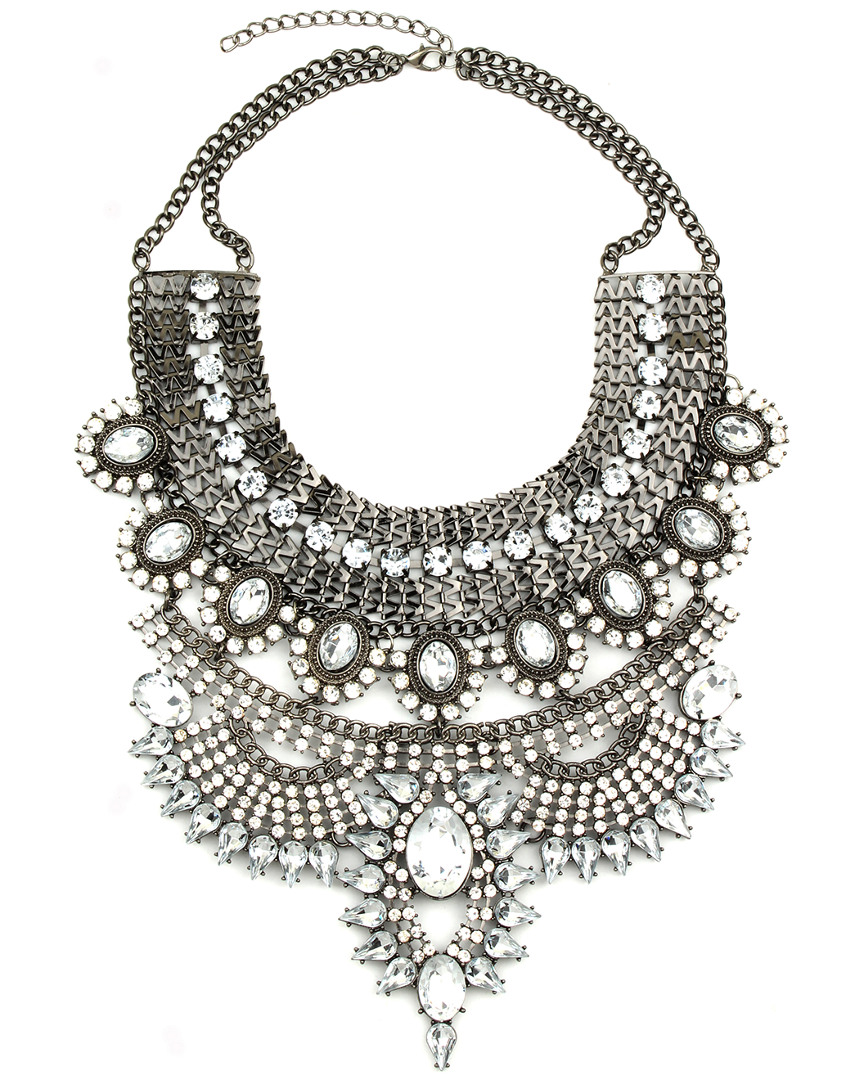 Eye Candy La Luxe Collection Crystal & Acrylic Bold Necklace