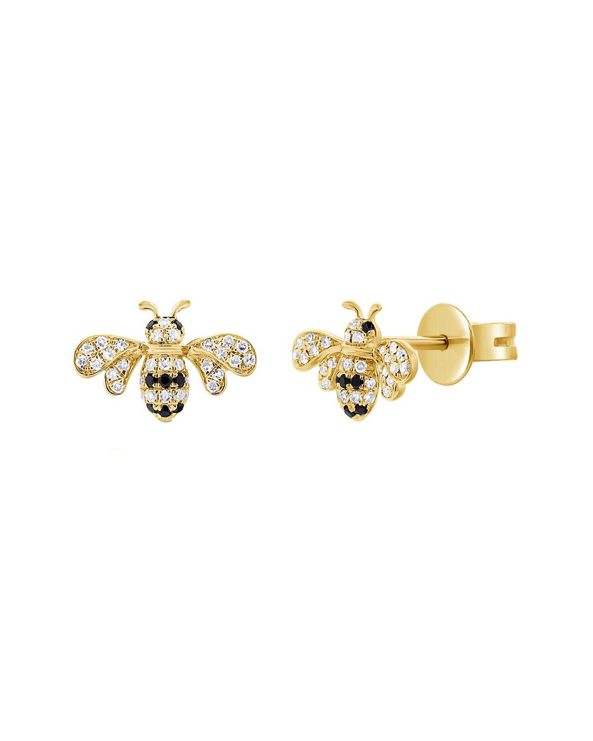 Sabrina Designs 14k 0.12 Ct. Tw. Diamond Bee Studs