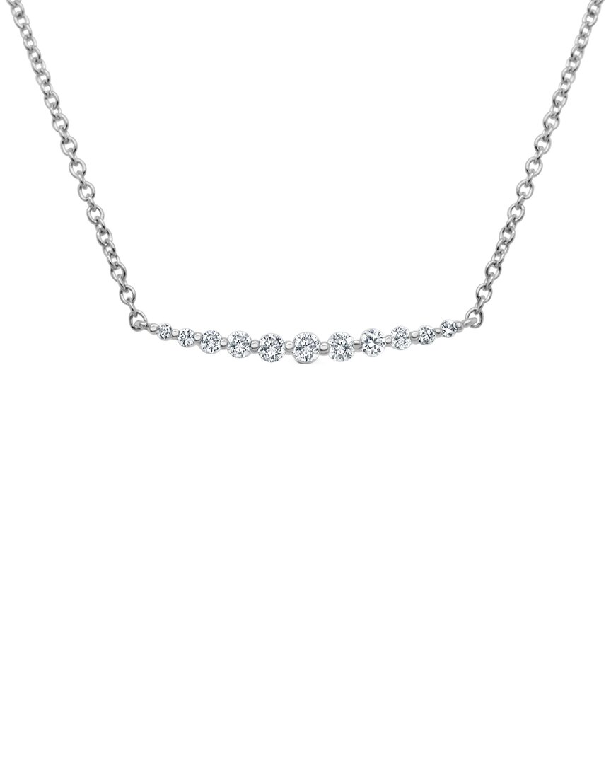 Sabrina Designs 14k 0.18 Ct. Tw. Diamond Bar Necklace