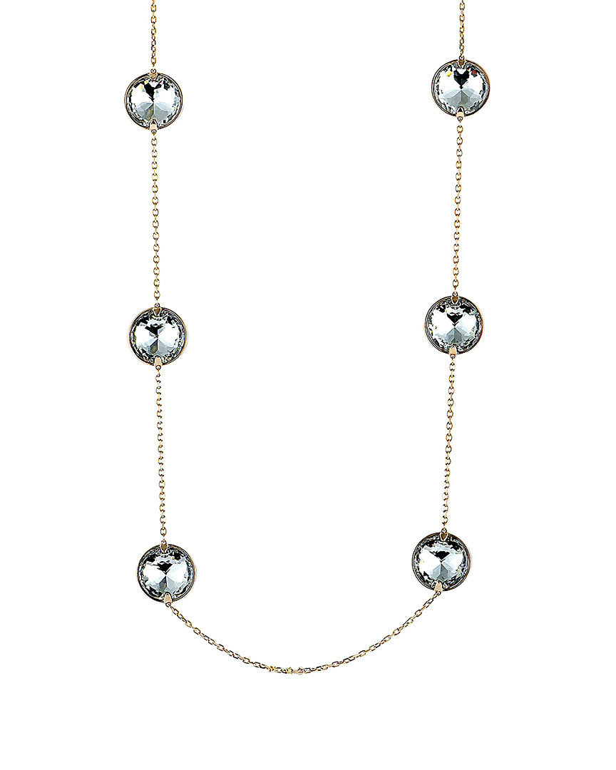 swarovski crystal rhodium plated necklace