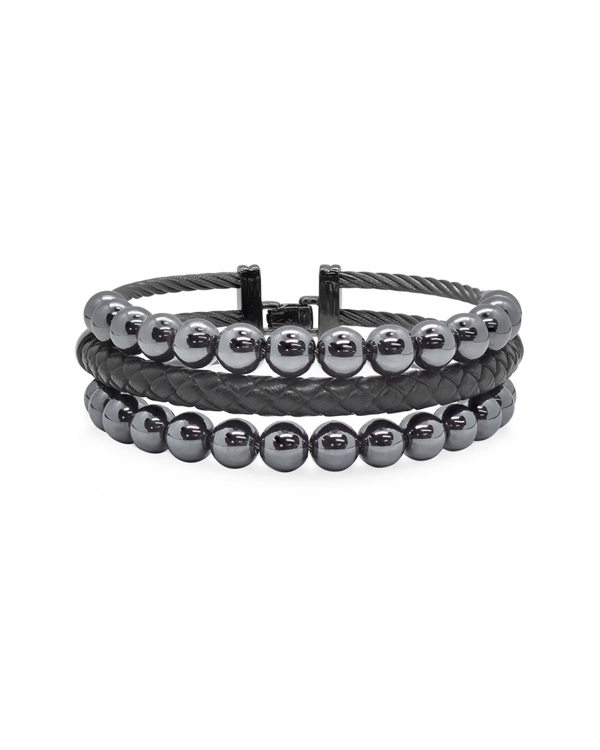 Alor Men's Stainless Steel Bangle Bracelet
