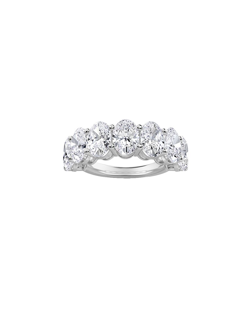 Diana M. Fine Jewelry 14k 1.43 Ct. Tw. Diamond Half-eternity Ring In Metallic