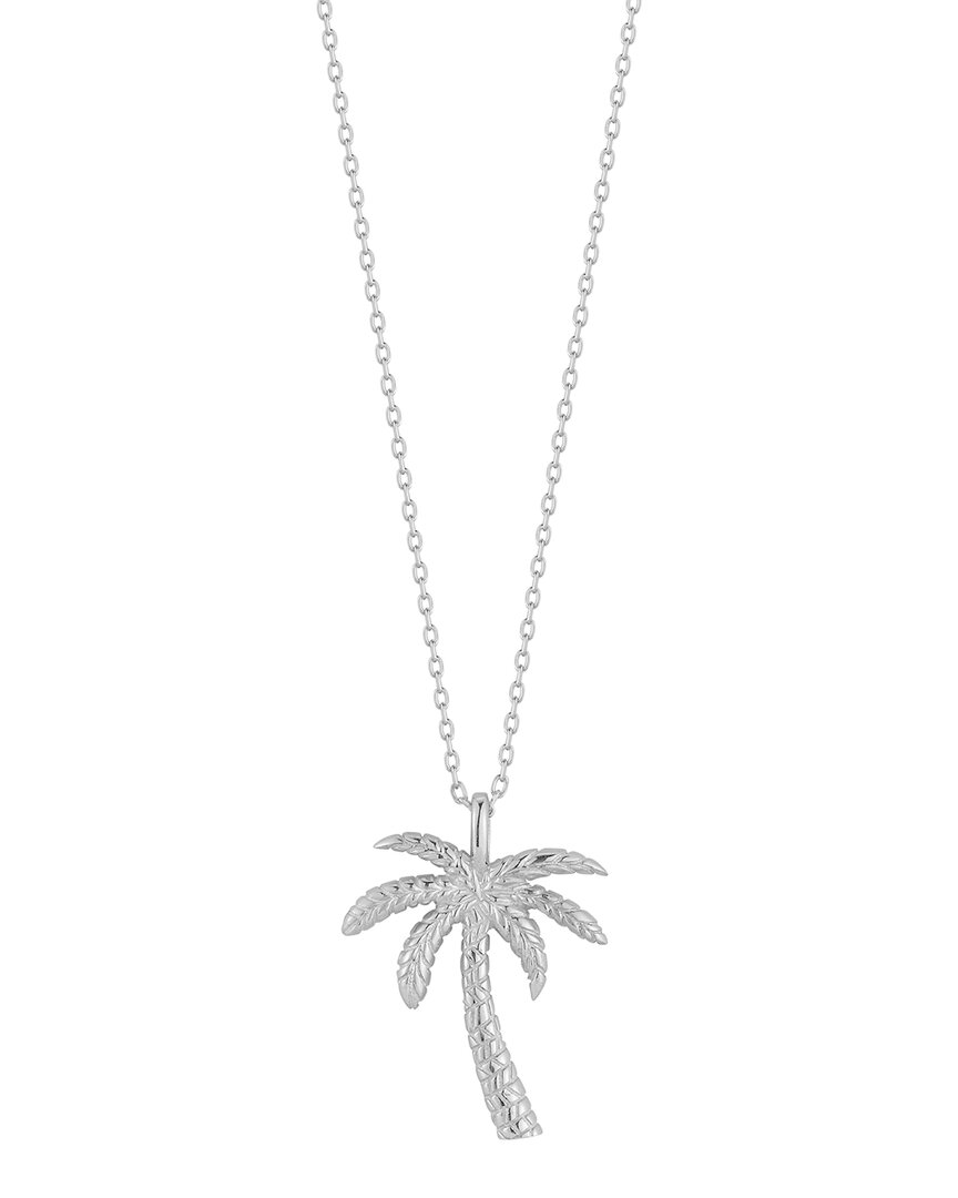 Sphera Milano Silver Palm Tree Necklace