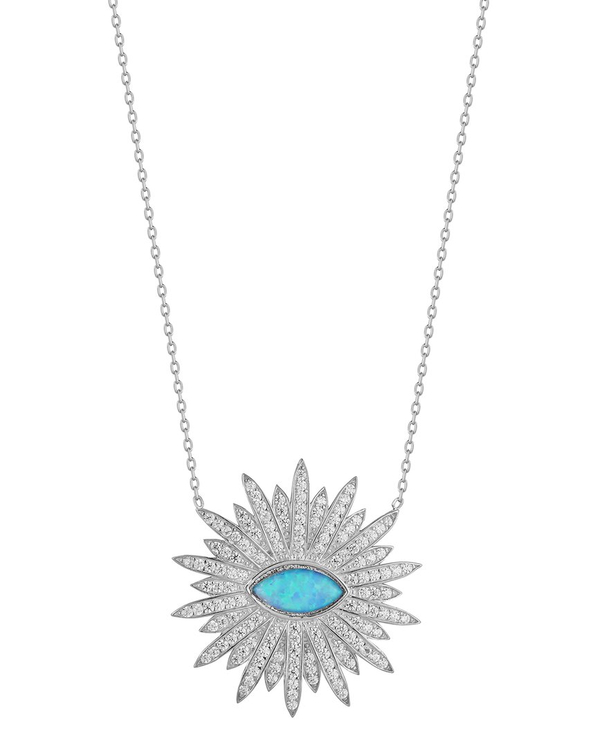 Sphera Milano Silver Cz Pendant Necklace
