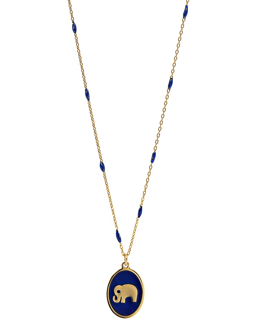 Ebru Jewelry Protection & Luck Silver Pendant Necklace In Gold