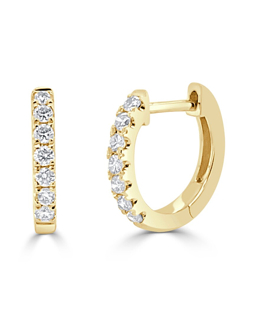 Sabrina Designs 14k 0.21 Ct. Tw. Diamond Huggie Earrings