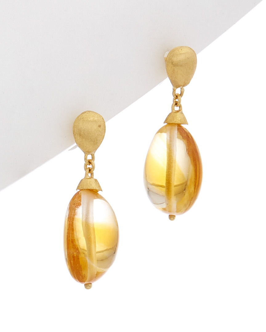 Marco Bicego CONFETTI 18K YELLOW GOLD CITRINE EARRINGS