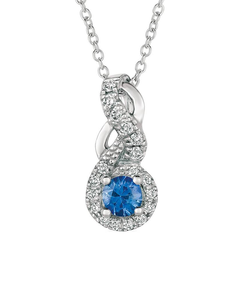 Le Vian 14k 0.62 Ct. Tw. Diamond & Sapphire Necklace