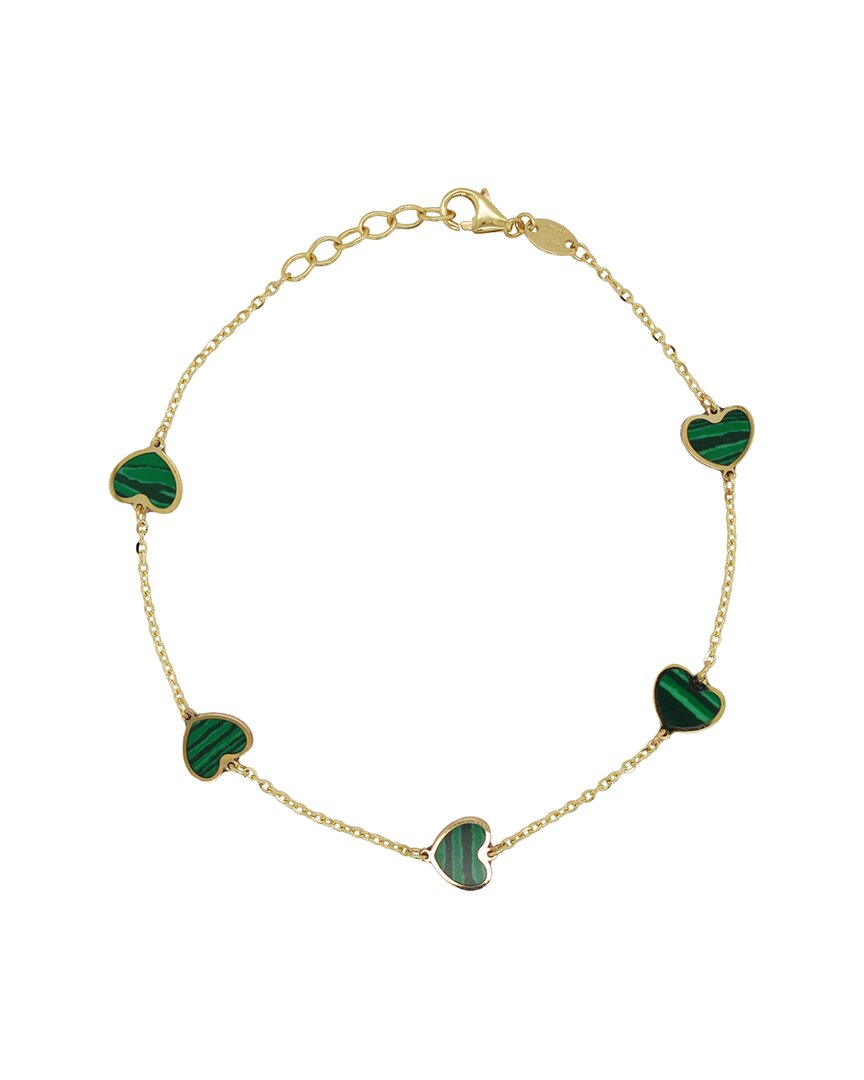 Sabrina Designs 14k Malachite Enamel Chain Bracelet