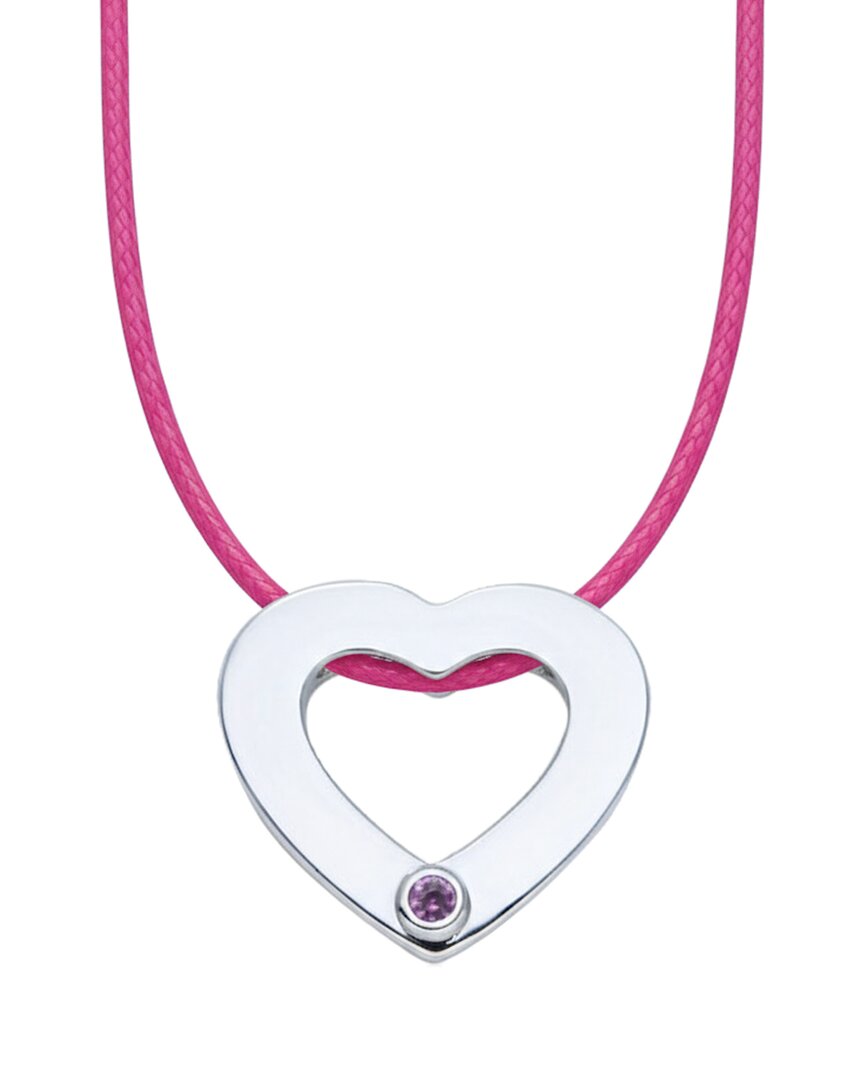 Liv Oliver 18k Plated Shell Layer Necklace In Pink