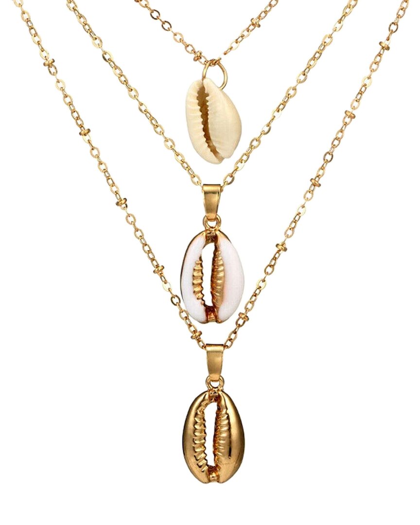 Liv Oliver 18k Plated 28.75 Ct. Tw. Onyx & 6mm Pearl Two-tone Oval Necklace In Gold