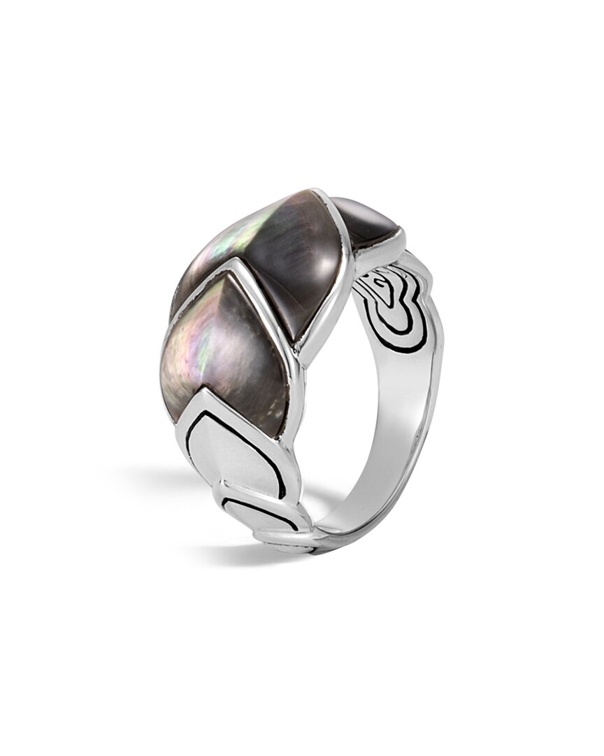 Shop John Hardy Legends Silver Pearl Medium Naga Ring