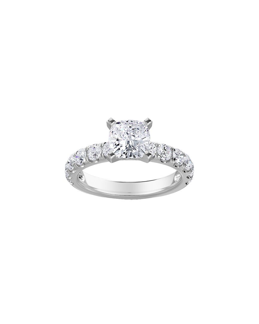 Diana M. Fine Jewelry 14k 2.05 Ct. Tw. Diamond Half-eternity Ring In Metallic
